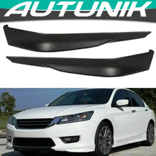 Cargar imagen en el visor de la galería, Autunik For 2013-2015 Honda Accord Sedan Front Bumper Spoiler Lip Canards BodyKits