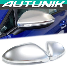 Cargar imagen en el visor de la galería, Autunik Matte Chrome Side Mirror Cover Caps for VW GOLF 7 MK7 MK7.5 GTI R TSI TDI mc22