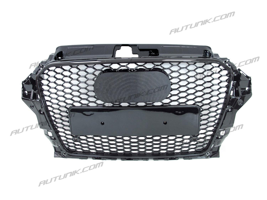 RS3 Style Front Honeycomb Grille For 2013-2016 Audi A3 S3 8V fg87 Sales