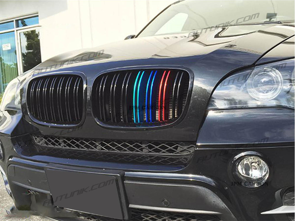 M-Color Front Kidney Grill Grille for BMW E70 X5 E71 X6 2007-2013 fg103