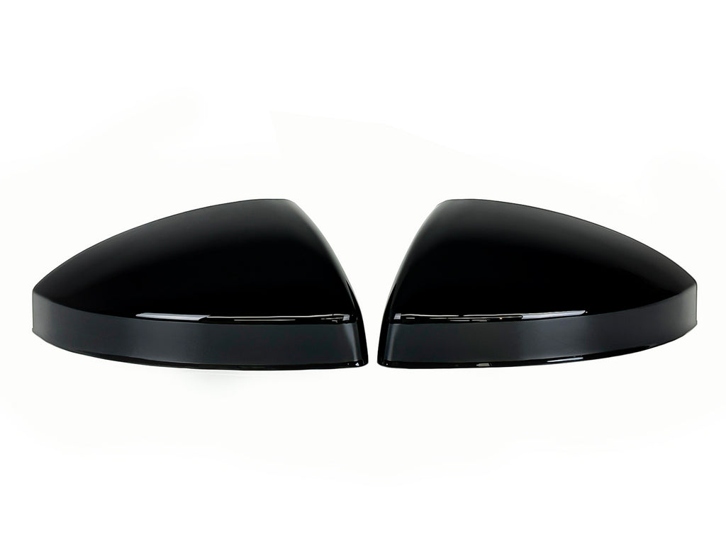 Gloss Black Mirror Cover Caps For 2015-2023 Audi MK3 TT TTS TTRS w/o Lane Assist mc162