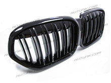 Laden Sie das Bild in den Galerie-Viewer, Gloss Black Front Kidney Grille for BMW X1 F48 LCI 2020-2022 fg118