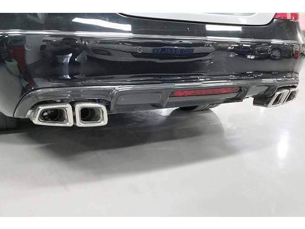 Autunik Chrome Muffler Tips Dual Exhaust Pipe For 2011-2017 Mercedes CLS W218 CLS63 AMG et89