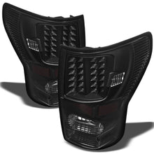 Load image into Gallery viewer, Autunik For 2007-2013 Toyoto Tundra LED Tail Lights Black Smoke Rear Brake Lamps
