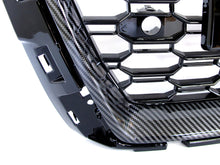 Cargar imagen en el visor de la galería, Carbon Fiber Look Front Bumper Grille Grill for Audi A3 8V S3 2017-2020 w/ ACC