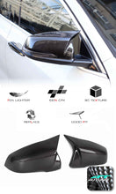 Load image into Gallery viewer, 100% Dry Carbon Fiber Mirror Cover Caps Replace for BMW X1 F48 F49 Z4 G29 mc150