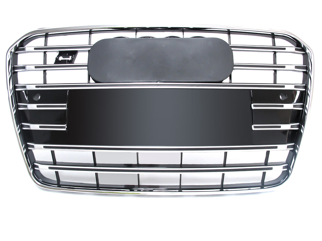 S5 Style Chrome Front Bumper Grille for Audi A5 8T B8.5 S5 2013-2016 fg191