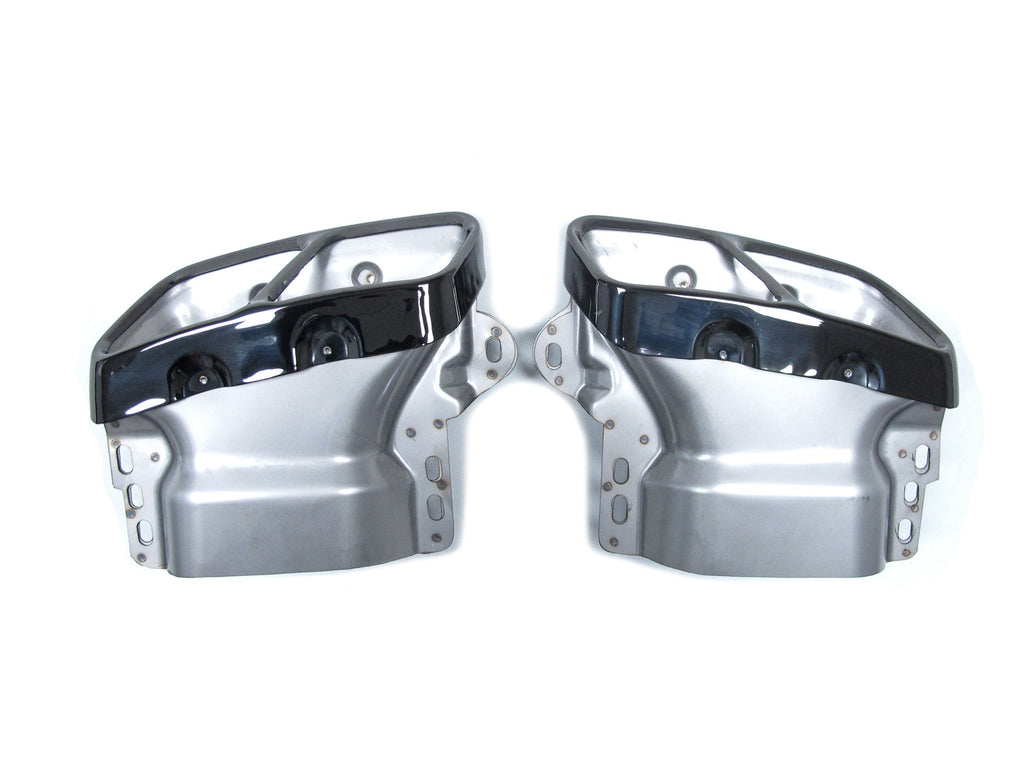 Autunik Black Exhaust Pipe Muffler Tips for Mercedes Benz CLA C117 W117 CLA45 W176 A45 et47