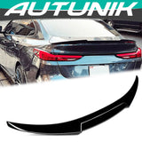 Autunik Glossy Black Rear Trunk Spoiler Wing for BMW 2-Series F44 Gran Coupe 2020-2023