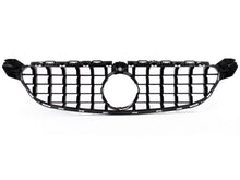 Load image into Gallery viewer, Autunik For 2015-2018 Mercedes C-Class W205 Sedan/Coupe Black/Chrome GT Front Grille Grill w/ Camera