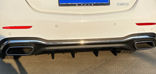 Cargar imagen en el visor de la galería, For 2022+ Mercedes C-Class W206 Sedan AMG-Line Rear Bumper Lip Diffuser