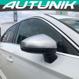 Autunik Matte Chrome Side Mirror Cover Caps for Audi A3 8V S3 RS3 2013-2020 NO Lane Assist mc4