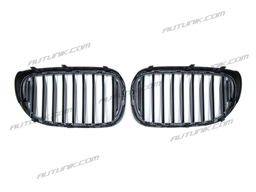 Gloss Black Front Kidney Grille For 16-19 BMW 7-Series G11 G12 fg114