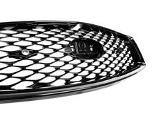 Cargar imagen en el visor de la galería, Gloss Black Honeycomb Front Grille For 2018-2022 Infiniti Q50 - With Camera &amp; Parking Sensors
