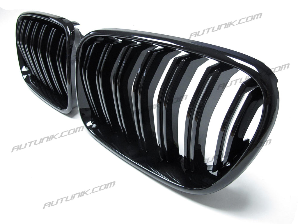 Gloss Black Front Bumper Kidney Grille For BMW X3 F25 Pre-LCI 2011-2014 fg122