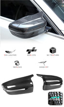 Load image into Gallery viewer, 100% Dry Carbon Fiber Mirror Cover Caps Replace for BMW G20 G22 G26 G30 G11 G12 G14 G15 G16 LHD mc152