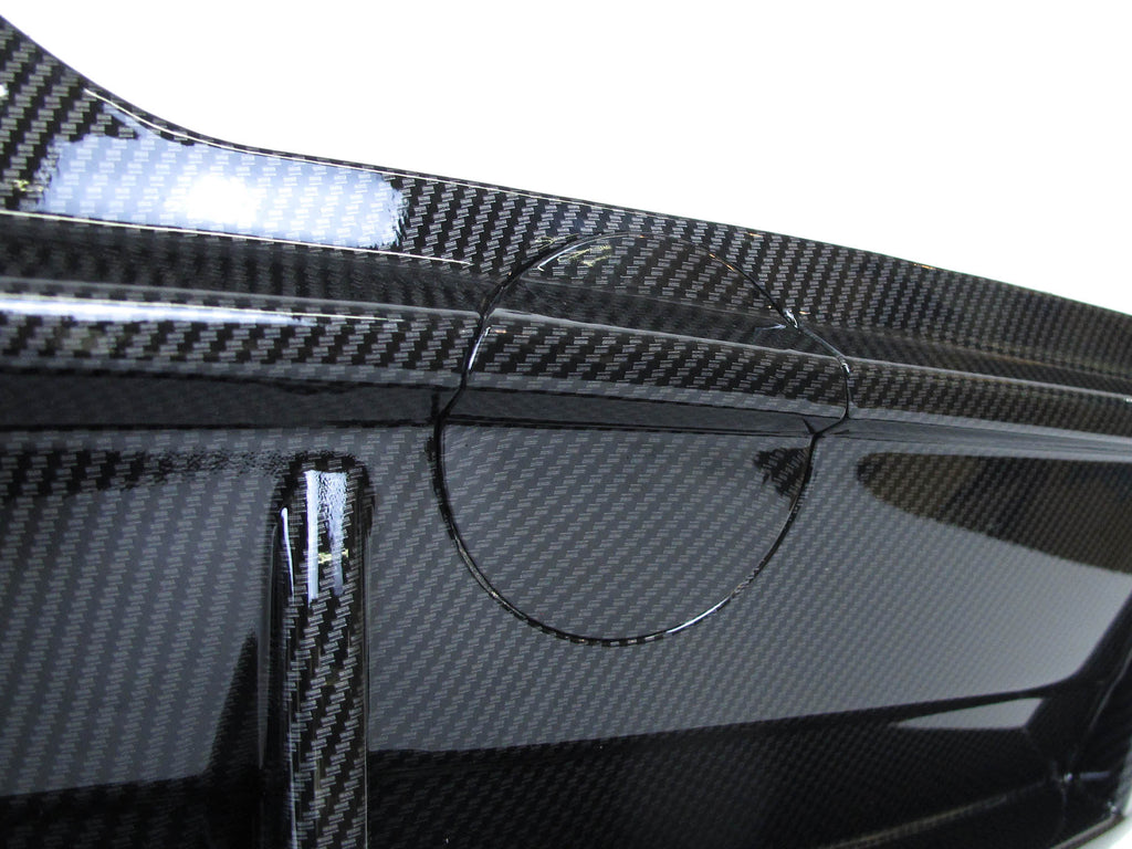 Carbon Fiber Look Rear Diffuser w/ Light For 2020-2023 Tesla Model Y