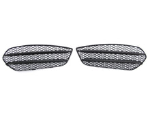 Load image into Gallery viewer, Autunik Black Front Bumper Fog Light Mesh Grilles Cover for Benz C117 X117 AMG Line 2013-2016 pz77