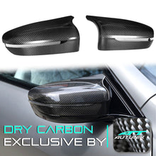 Laden Sie das Bild in den Galerie-Viewer, 100% Dry Carbon Fiber Mirror Cover Caps M Style Replace for BMW M5 F90 LHD mc155