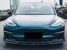 Load image into Gallery viewer, Carbon Fiber Look Front Bumper Lip Splitter For Tesla Model 3 2017-2023 di142