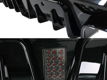 Charger l&#39;image dans la galerie, Rear Diffuser w/ LED + Black Exhaust Tips For Mercedes W205 C63 C63S AMG 2015-2021