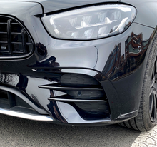 Cargar imagen en el visor de la galería, Autunik Black Front Canards Splitter for Benz E Class W213 S213 C238 A238 AMG Line 2021-2023