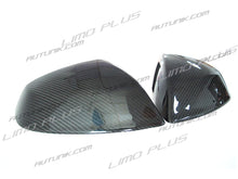 Charger l&#39;image dans la galerie, Autunik Real Carbon Fiber Side Mirror Cover Caps For Audi Q5 SQ5 Q7 SQ7 2018-2023 With Side Assist mc28