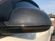 Cargar imagen en el visor de la galería, Real Carbon Fiber Side Mirror Cover Caps For VW Golf 5 MK5 GTI  2005-2008 Replacement