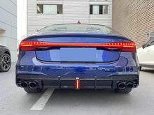 Laden Sie das Bild in den Galerie-Viewer, RS7 Rear Diffuser w/ LED + Black Exhaust Tips For Audi A7 S-line S7 2019-2023 di180 Sales