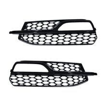 Load image into Gallery viewer, Autunik Black Fog Light Cover Grille For 2013-2016 Audi A3 S-Line S3 8V