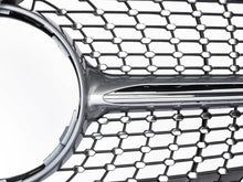 Charger l&#39;image dans la galerie, Autunik For 2015-2018 Mercedes C-Class W205 Sedan/Coupe C300 C43 Chrome Diamond Front Grille Grill w/ Camera