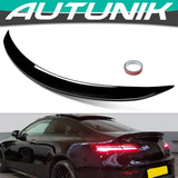 Autunik For 2017-2023 Mercedes E-Class C238 Coupe Gloss Black Trunk Spoiler Wing  AMG Style