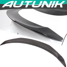 Load image into Gallery viewer, Autunik V Style Carbon Fiber Rear Trunk Lid Spoiler Wing For Tesla Model 3 2017-2022