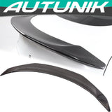 Autunik V Style Carbon Fiber Rear Trunk Lid Spoiler Wing For Tesla Model 3 2017-2022