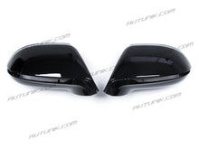 Laden Sie das Bild in den Galerie-Viewer, Autunik Glossy Black Side Mirror Covers Caps For Audi A7 S7 RS7 2012-2018 w/ lane assist mc130
