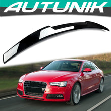Load image into Gallery viewer, Autunik V-Style Gloss Black Rear Trunk Spoiler Wing For 2008-2016 Audi A5 B8 8T Quattro Coupe