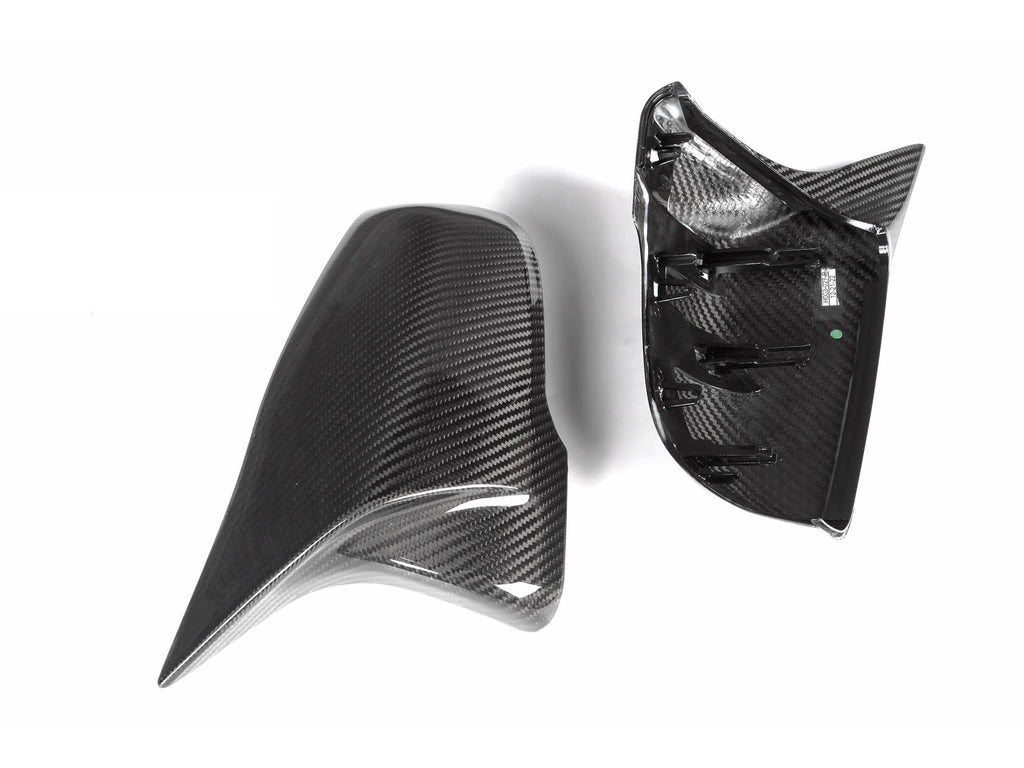 100% Dry Carbon Fiber Mirror Cover Caps M Style Replace for Toyota A90 Supra mc150