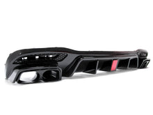 Cargar imagen en el visor de la galería, Rear Diffuser w/ LED Light + Black Exhaust Tips for Mercedes GLE W166 AMG Pack 2015-2018 di137