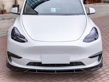 Load image into Gallery viewer, Gloss Black Front Bumper Lip Splitters for Tesla Model 3 2017-2023 di141 Sales