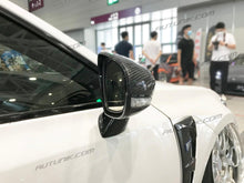 Cargar imagen en el visor de la galería, Carbon Fiber ABS Side Mirror Cover Caps Replacement for Lexus IS GS GSF ES RC RCF LS mc134