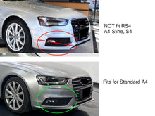 Cargar imagen en el visor de la galería, Front Fog Light Cover Lower Grille For Audi A4 B8.5 Non-Sline 2013-2016