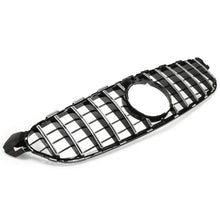 Load image into Gallery viewer, Autunik For 15-18 Mercedes Benz W205 C205 Sedan/Coupe C63 C63S Black/Chrome GT Front Grille Grill