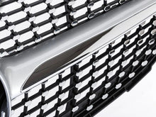 Charger l&#39;image dans la galerie, Autunik For 2015-2018 Mercedes C-Class W205 Sedan/Coupe C300 C43 Chrome Diamond Front Grille Grill w/ Camera