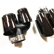 Cargar imagen en el visor de la galería, Autunik For 2014-2018 Porsche Macan Base 2.0T Black Sport Exhaust Tips Tailpipe 3-Layers