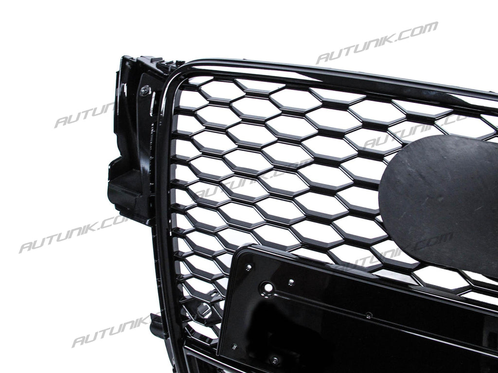 Autunik For 2008-2012 Audi A5/S5 B8 RS5 Style Honeycomb Front Bumper Grille Grill fg163
