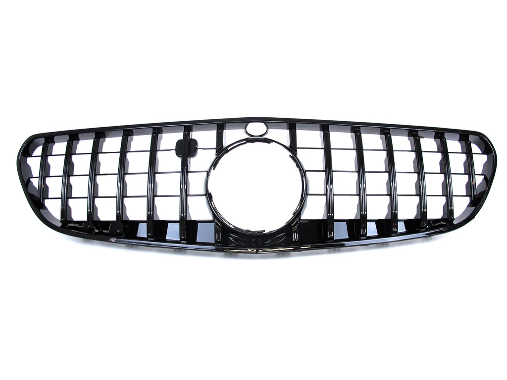 Autunik For 2015-2017 Mercedes W217 C217 S Coupe AMG Panamericana Front Grille Grill Gloss Black fg223