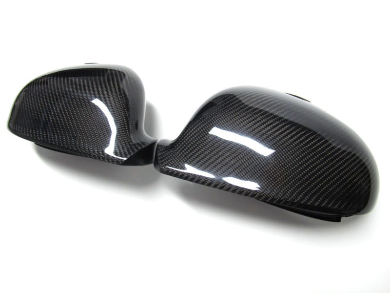 Real Carbon Fiber Side Mirror Cover Caps For VW Golf 5 MK5 GTI  2005-2008 Replacement