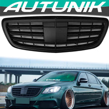 Load image into Gallery viewer, Autunik For 2014-2020 Mercedes S-Class W222 Sedan Matte Black Front Grille Grill w/o Camera