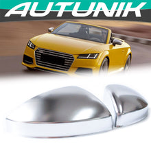 Load image into Gallery viewer, Chrome Mirror Cover Caps For 2016-2023 Audi TT MK3 TTS TTRS w/o Lane Assist Replacement Wing mc10