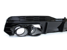 Cargar imagen en el visor de la galería, RS7 Rear Diffuser w/ LED + Black Exhaust Tips For Audi A7 S-line S7 2019-2023 di180 Sales